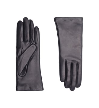 Gants Inès Femme en Cuir Doublés Soie Agnelle