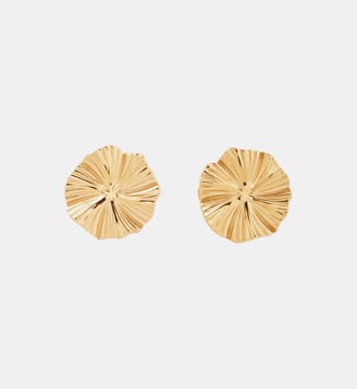 Boucles d'oreilles fleurs acier inoxydable doré - Balaboosté - Doré
