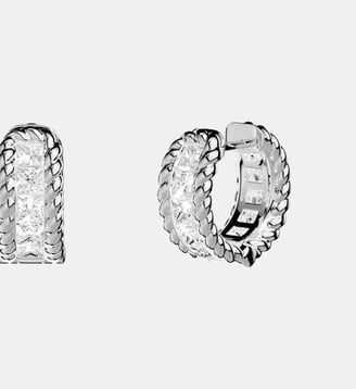 Boucles D'Oreilles Cordage - APM Monaco - Blanc