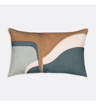 Housse de coussin 50x30 cm, coton - La Redoute Interieurs - Multicolore