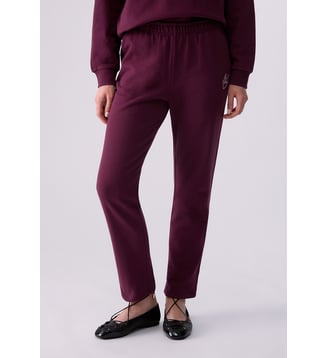 Pantalon regular en sweat - Liu Jo - Marron