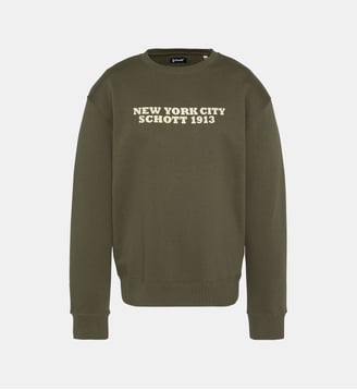 Sweatshirt imprimé col rond Schott