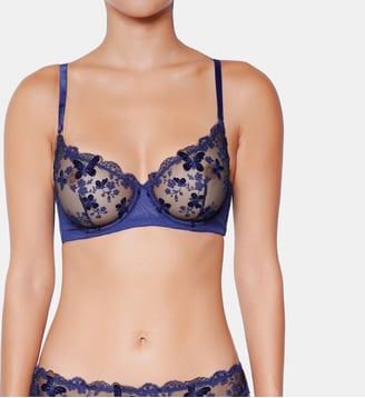 Soutien gorge armature - Papillon - Huit - Marine