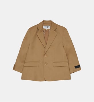 Blazer avec logo - MM6 Maison Margiela - Sable