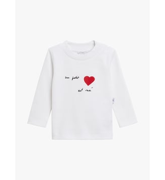 t-shirt en coton sérigraphié - Agnès b. - Blanc