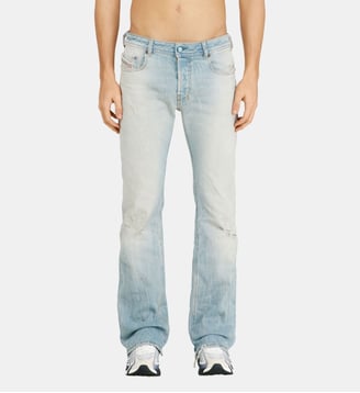 Bootcut Jeans Low Waist 2007 Zatiny - Diesel - Bleu clair