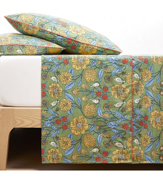 Drap plat satin de coton - La Redoute Interieurs - Multicolore