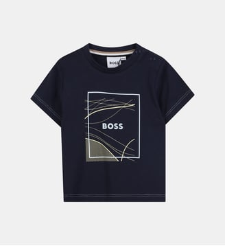 T-shirts à manches courtes - BOSS Kidswear - Bleu cargo