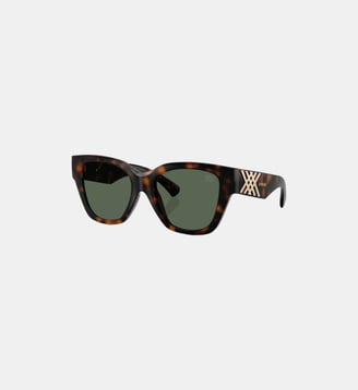 Lunettes de soleil Carré BE4489U - Burberry - Havana foncé