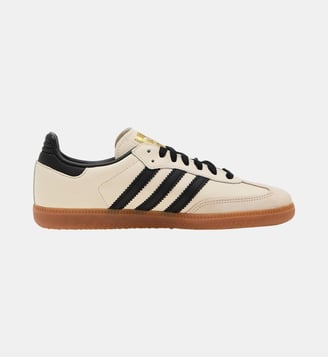 Baskets basses Samba cuir - Adidas Originals - Blanc et noir