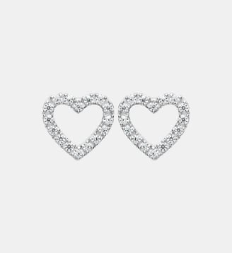 Boucles d'oreilles Cœur Magic Touch - Djula - Or blanc