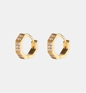 Boucles d'oreille Octogone - JEM - Jaune