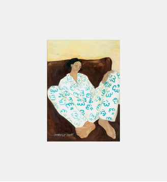 Poster   Making Time - The Poster Club x Hanna Petterson - Poster & Frame - Brun et blanc et multicolore