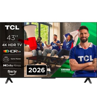 TV LED 43V6D (2026) 43" (109 cm) - TCL - Noir