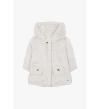 Manteau -   imitation fourrure - Tartine Et Chocolat - Écru