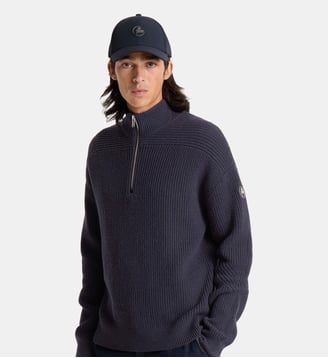 Pull hesyo col montant coupe regular - Fusalp - Marin