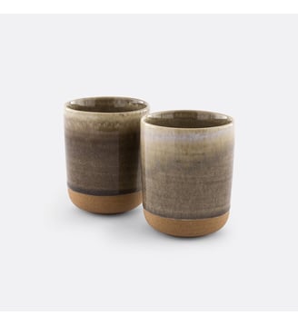 Lot de 2 tasses en grès émail réactif La Redoute Interieurs