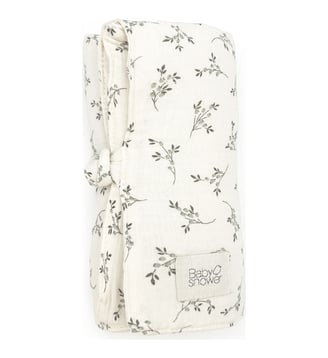 Tapis à langer nomade Knot - Babyshower - Écru