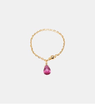 Bague Mia - Or 750‰ - Saphir rose foncé YAY Paris
