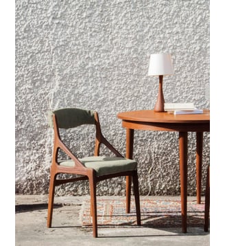 Chaise scandinave Alma N°322- Produit chiné - Debongout - Vert