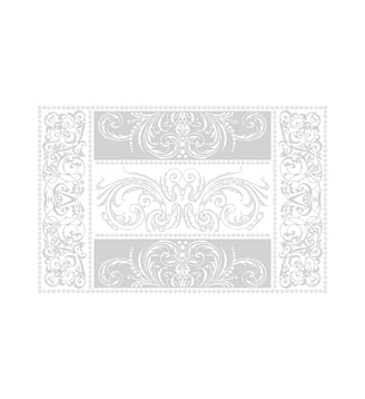 Set pur coton bio antitache motif jacquard blanc Alexandrine neige - Garnier Thiebaut - Blanc