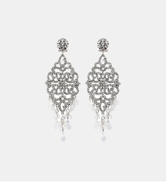 Boucles d'oreilles baroques tiges percées   - Chiara - Satellite - Argenté