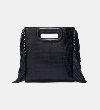 Sac à main M en cuir - Maje - Noir