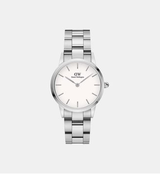 Montre Iconic Blanc DW00100207 - Daniel Wellington - Argenté