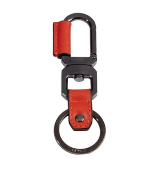 Porte-clés Charlie - Lancel - Orange vif