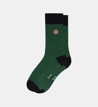 Chaussettes mi-hautes en coton - Le Slip Francais - Vert