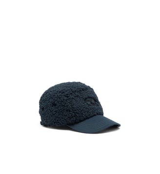 Sherpa baseball cap avec broderie Oval D - Diesel - Bleu foncé