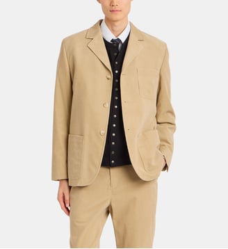 veste en velours côtelé Agnès b.