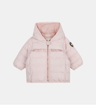Doudoune à capuche - Michael Kors Kids - Pale blush