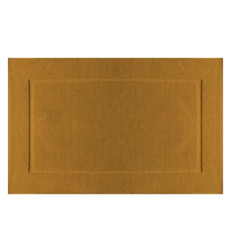 Tapis de bain pur coton - Garnier Thiebaut - Ocre