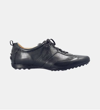 Sneakers - cuir lisse - Fairmount - Noir