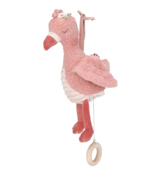 Peluche musicale à suspendre - Little Dutch - Rose