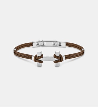 Bracelet cordon Amarrage Brun BH24ABBC-PAR - Herbelin - Brun et argenté