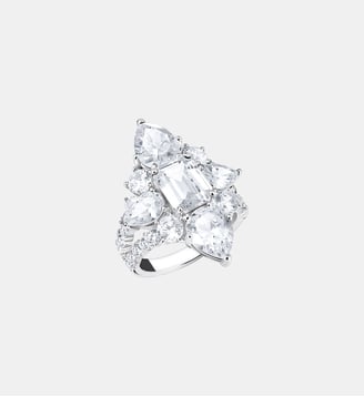 Bague cocktail glamour avec des zircons blancs - Thomas Sabo - Argent