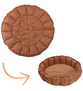 Tapis de jeu 3 en 1 Organic Coco - Play&Go - Marron