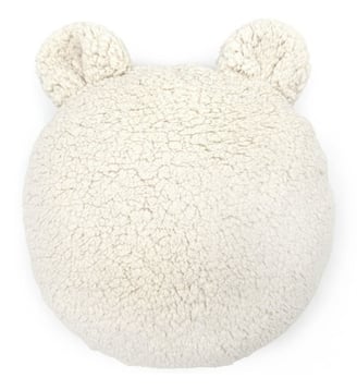 Coussin avec poche - Babyshower - Écru