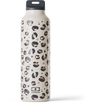Bouteille isotherme MB Steel avec infuseur  - Leopard - Monbento - Multicolore