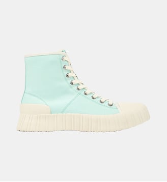Baskets Roz cuir - Camperlab - Bleu pastel