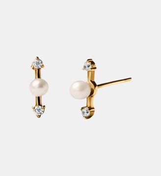 925 boucles d’oreilles en argent dorées 18K - Aristocrazy - Or