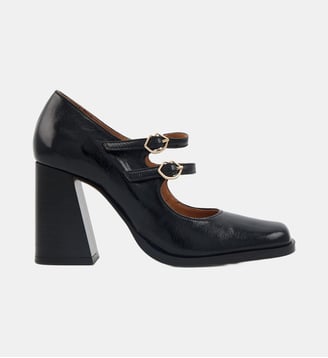 Babies Alex Cuir Brillant - Bons Baisers - Noir