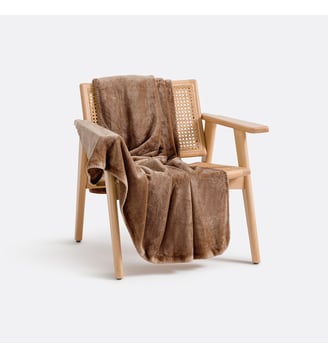 Plaid polaire polyester recyclé La Redoute Interieurs