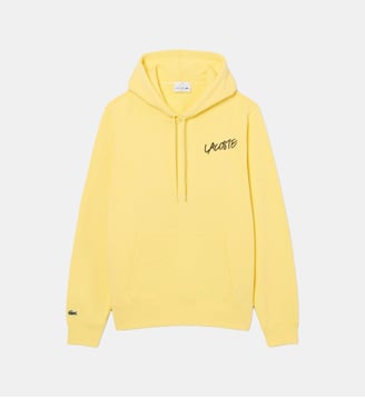 Sweatshirt à capuche molleton - Lacoste - Jaune