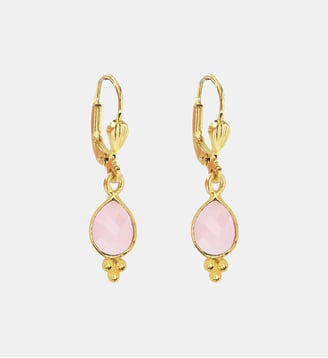 Boucle d'oreille THALIA - Nilaï - Rose