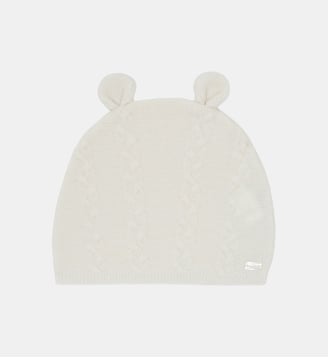 Bonnet -  laine cachemire petit ours - Tartine Et Chocolat - Écru
