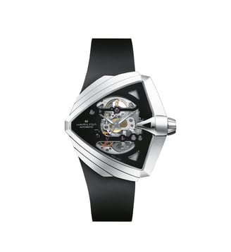 Montre automatique Ventura Noir H24625330 - Hamilton - Argenté