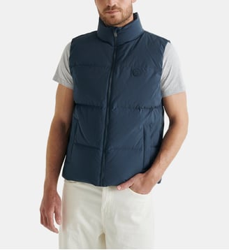 Doudoune mixte sans manches esprit 'Puffer' Nagano - Jott - Bleu